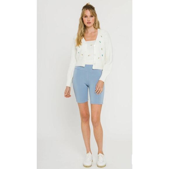 Grey Lab Blue Bike Short, Size Large - Picture 1 of 8